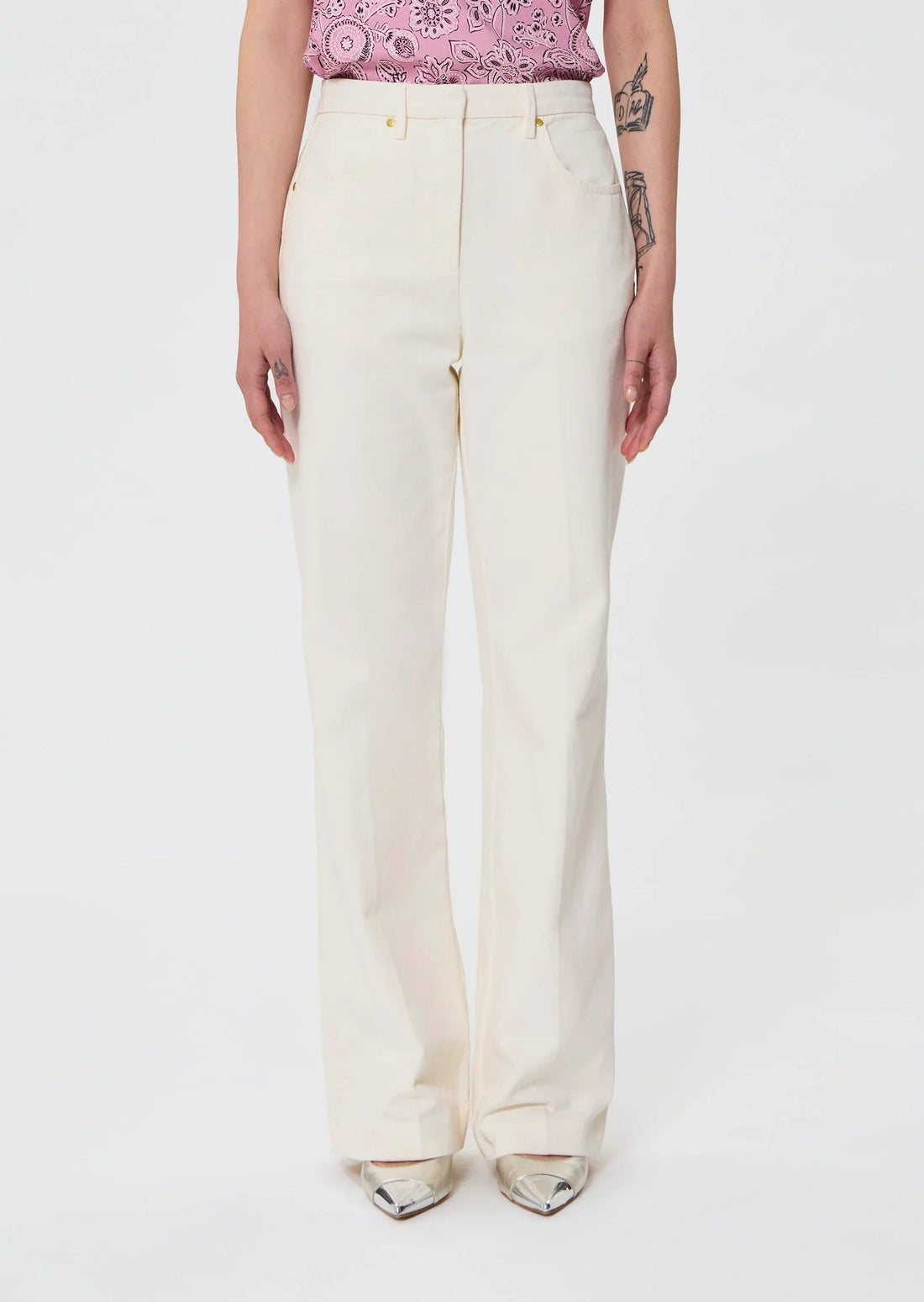 Jerome white denim jean Tara Jarmon