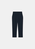 Paaso midnight blue crepe pants Tara Jarmon