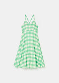 Ryveline green gingham dress Tara Jarmon