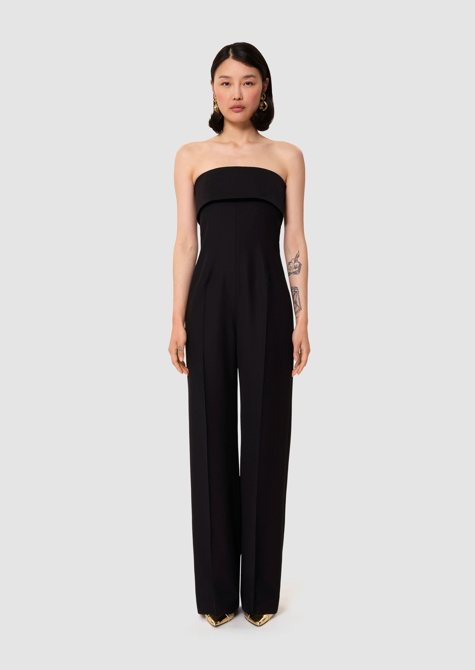Celeste black tailored wool suit Tara Jarmon