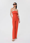 Poupee red tailored wool pants Tara Jarmon