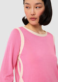 close up of Ponama pink cotton top by Tara Jarmon Lebanon