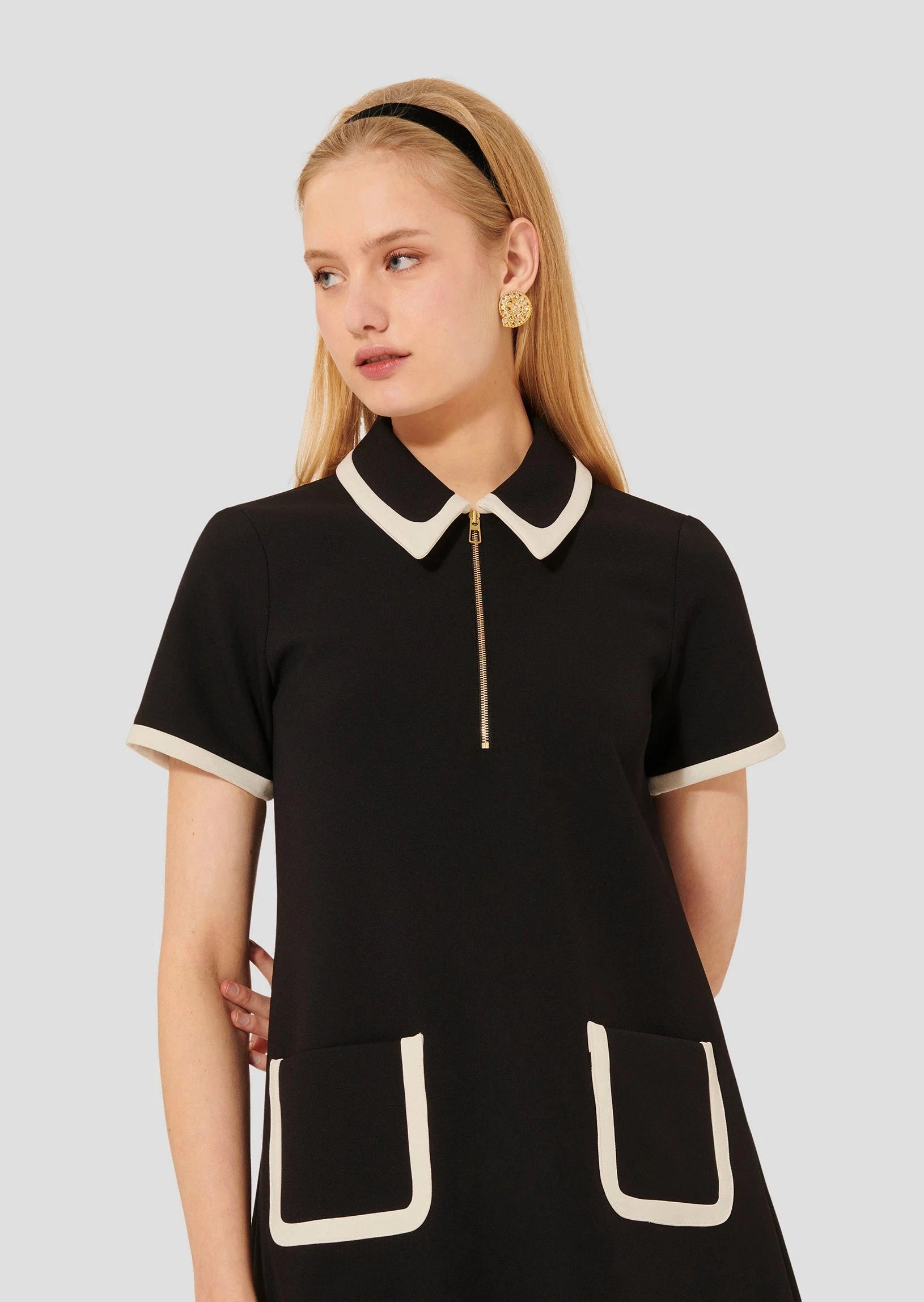 Rubina  Black dress Tara Jarmon