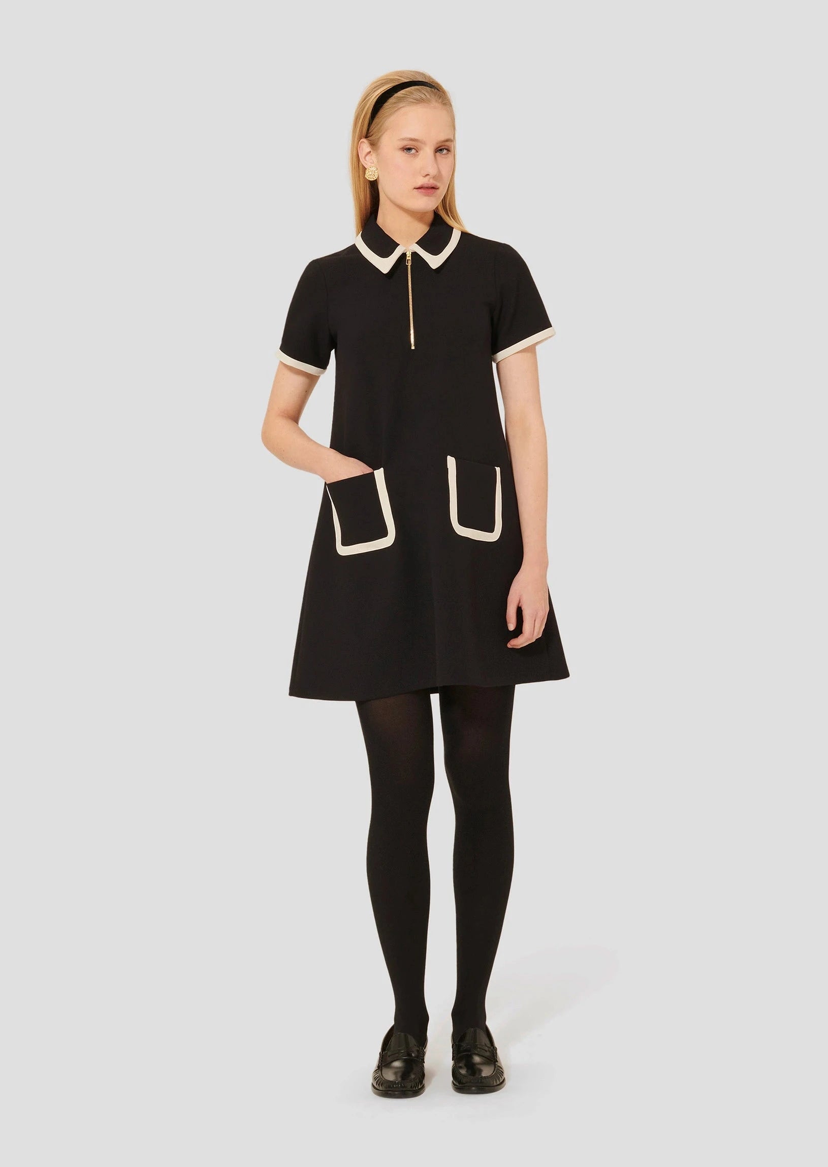 Rubina  Black dress Tara Jarmon