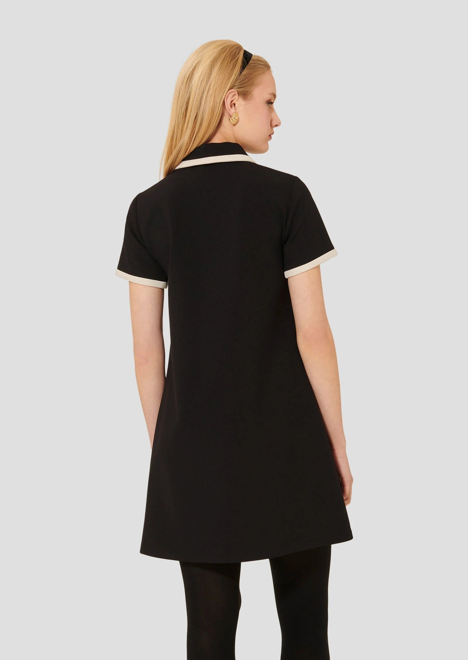 Rubina  Black dress Tara Jarmon