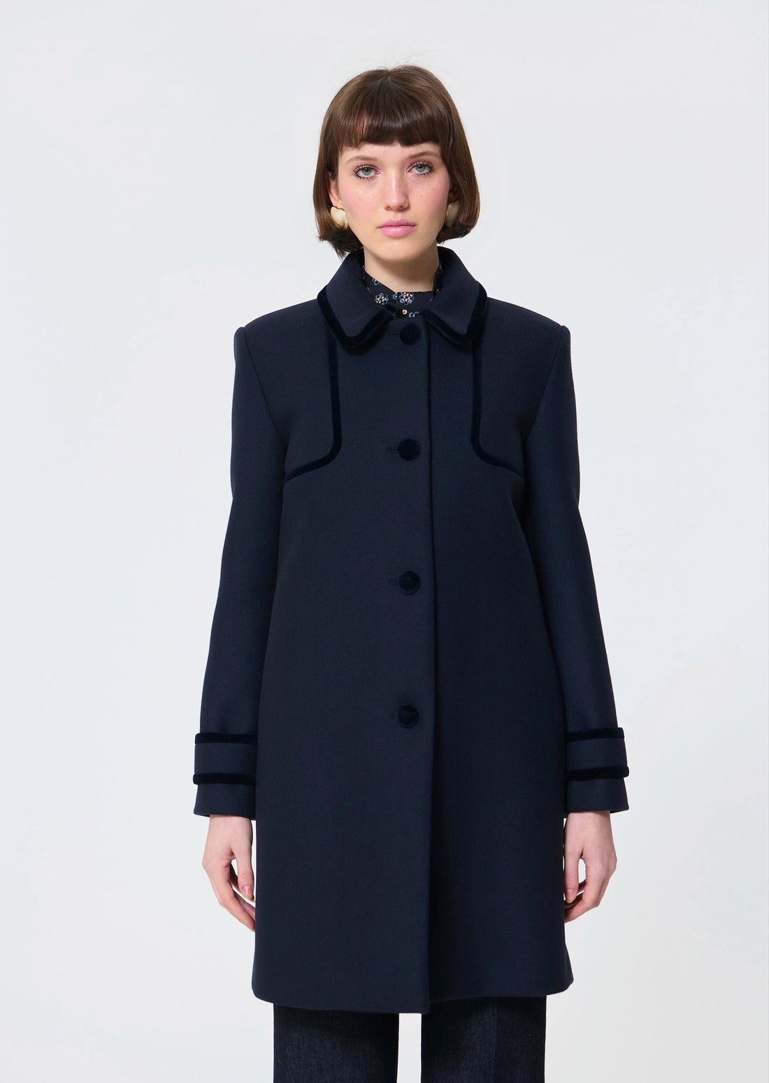 Mado  night wool cloth coat Tara Jarmon