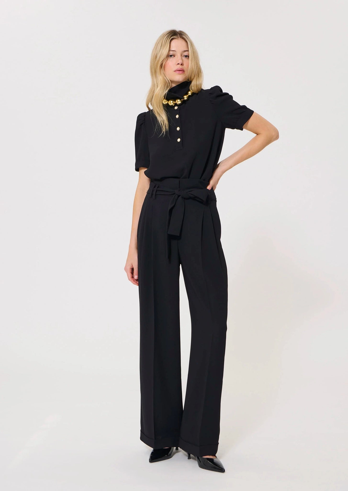 Pia Black pants Tara Jarmon