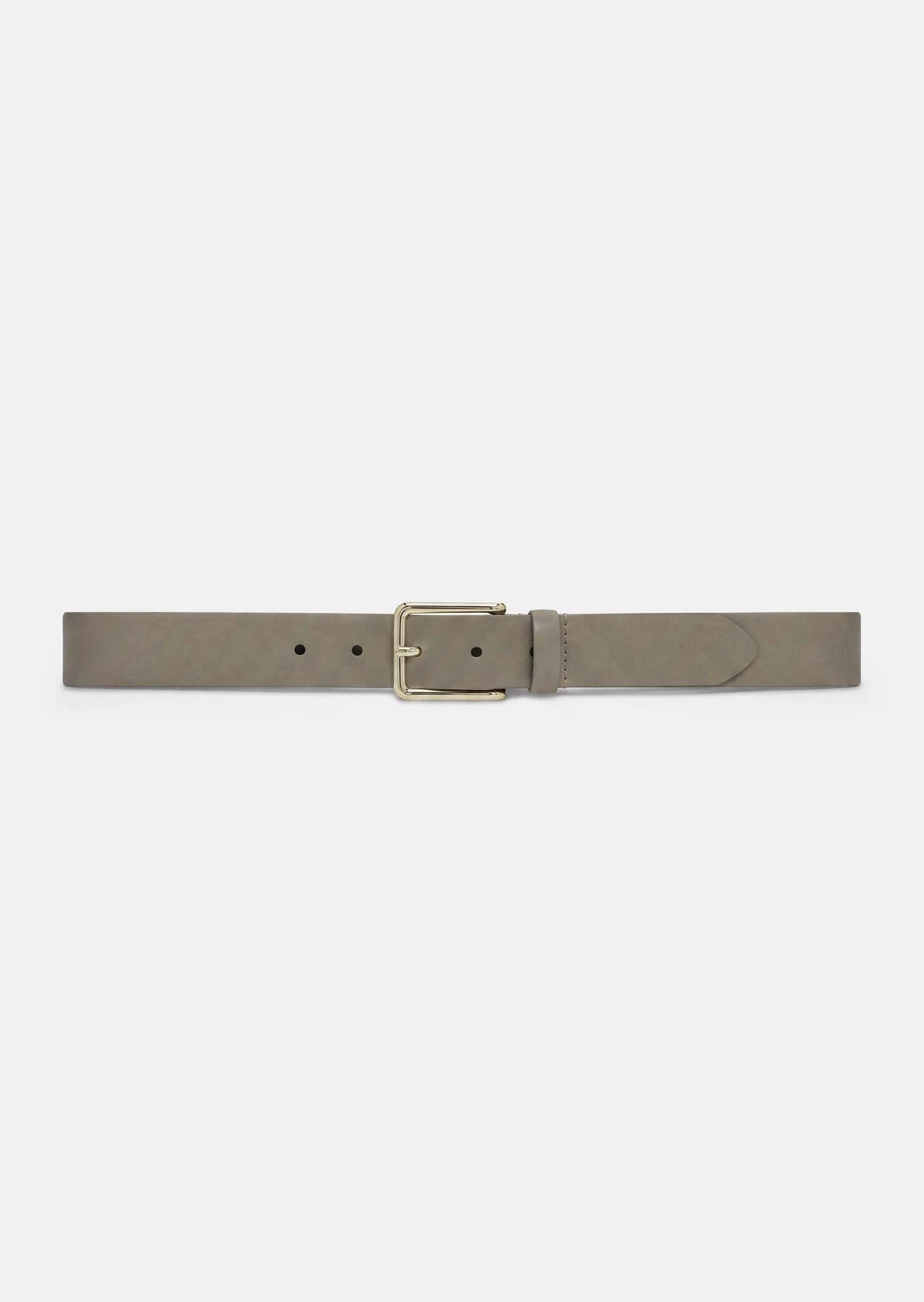 Louise belt in ecru smooth leather Tara Jarmon