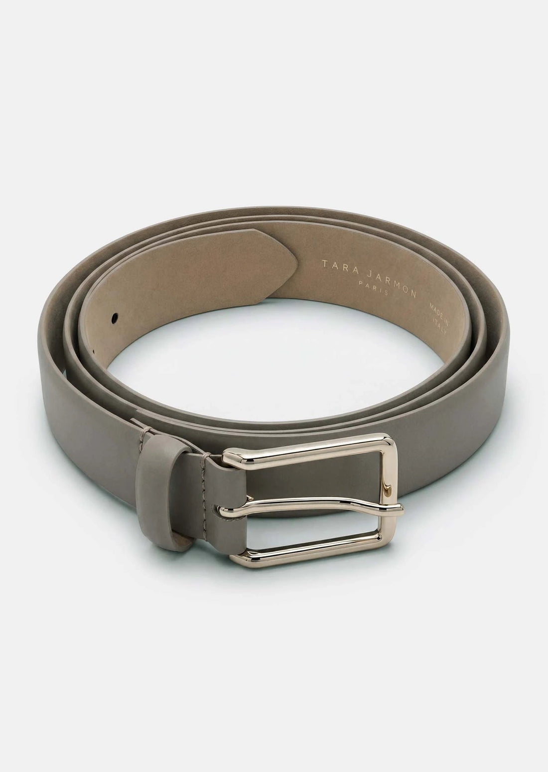 Louise belt in ecru smooth leather Tara Jarmon