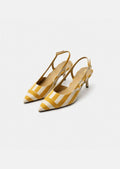 Ketty pumps in yellow with stripes Tara Jarmon