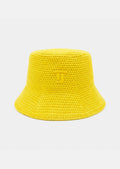 Chris bucket hat in yellow crochet Tara Jarmon