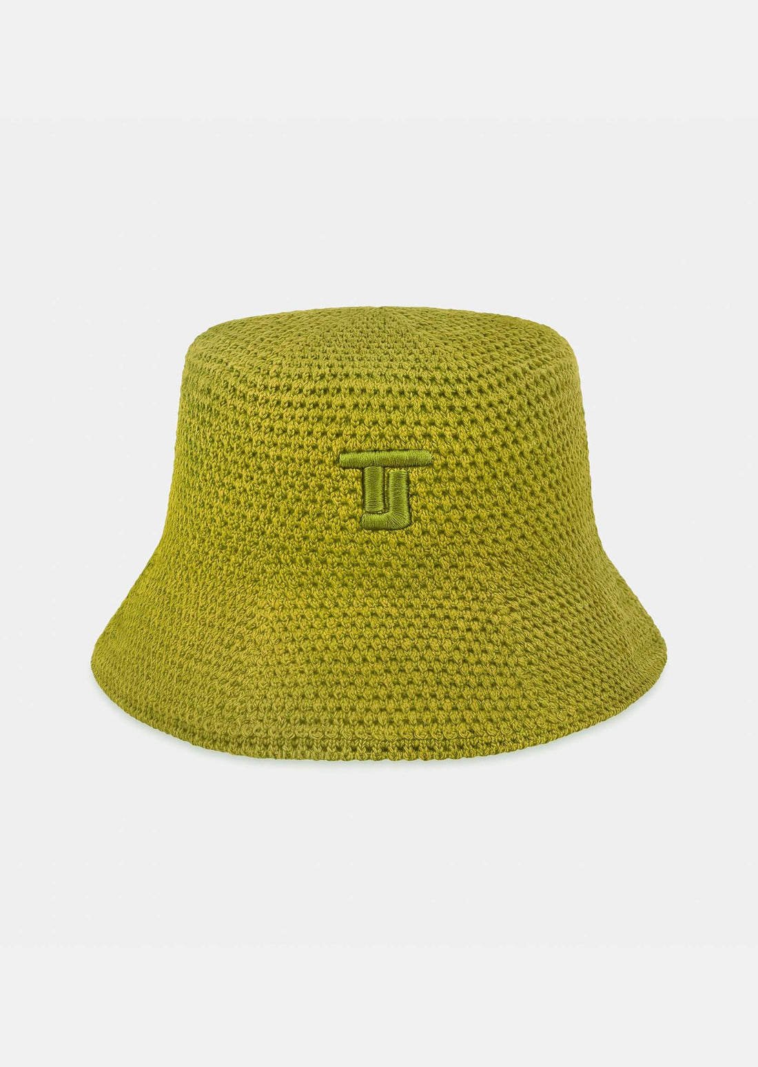 Chris bucket hat in green crochet Tara Jarmon