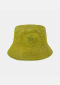 Chris bucket hat in green crochet Tara Jarmon