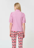Celine shirt red with thin stripes Tara Jarmon