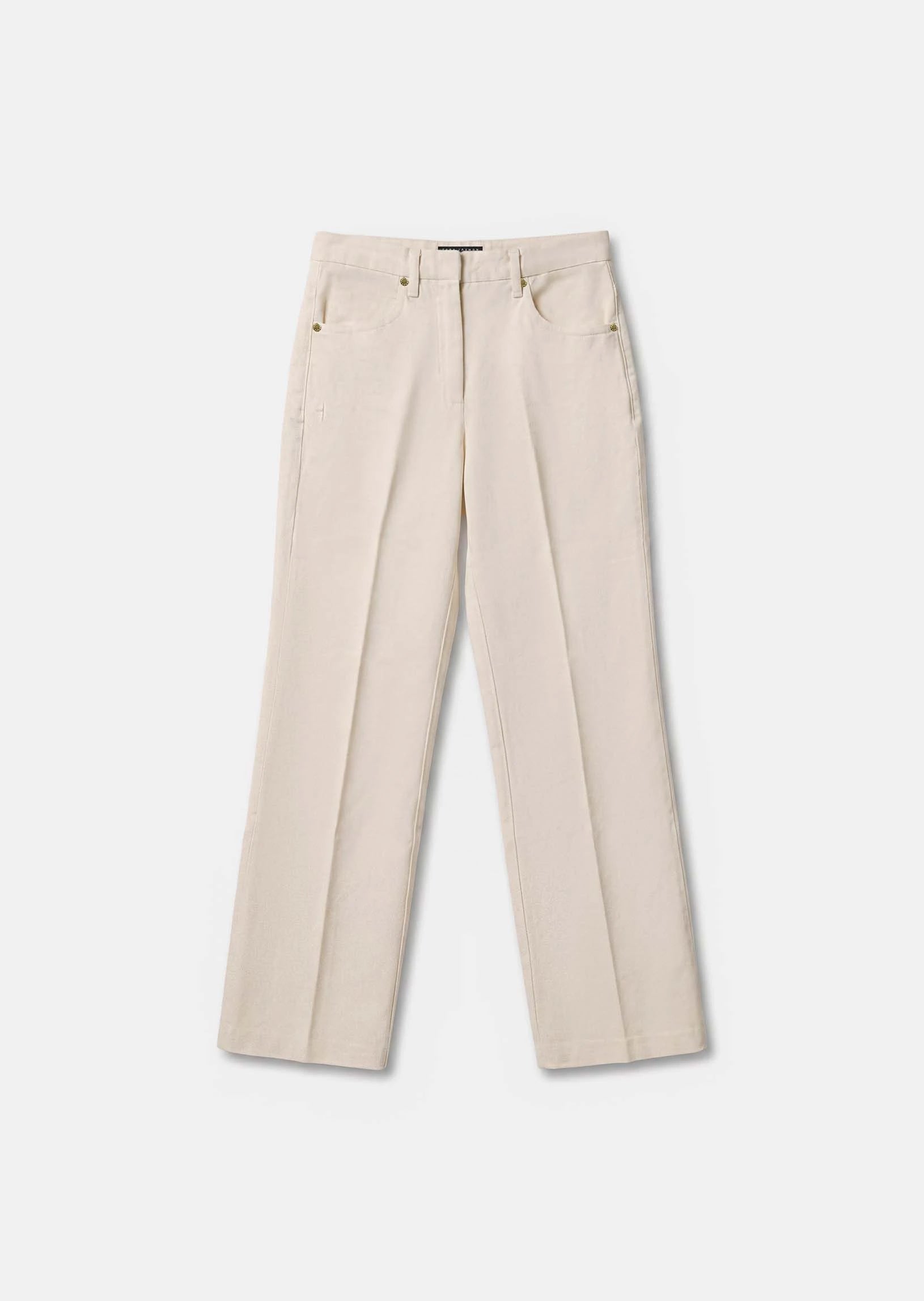 Jerome jeans in white lightweight denim Tara Jarmon