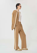 Parker trousers in beige technical mesh Tara Jarmon