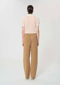 Parker trousers in beige technical mesh Tara Jarmon