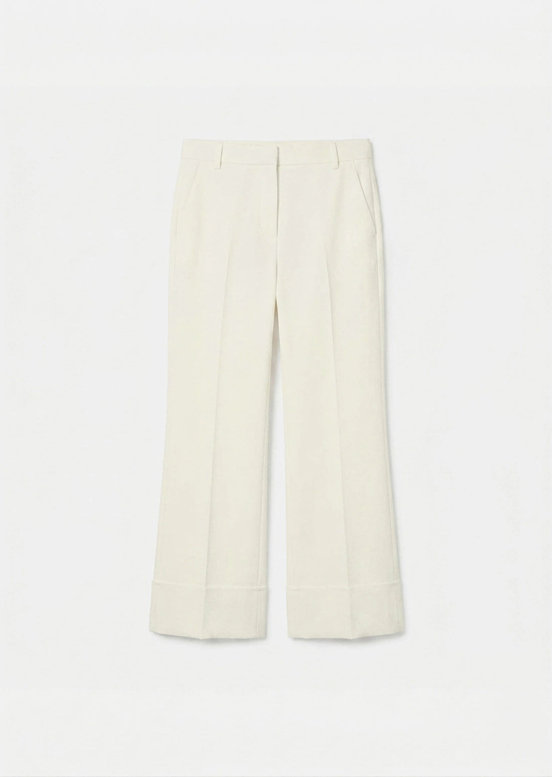 Pierre trousers in ecru powder grain canvas Tara Jarmon
