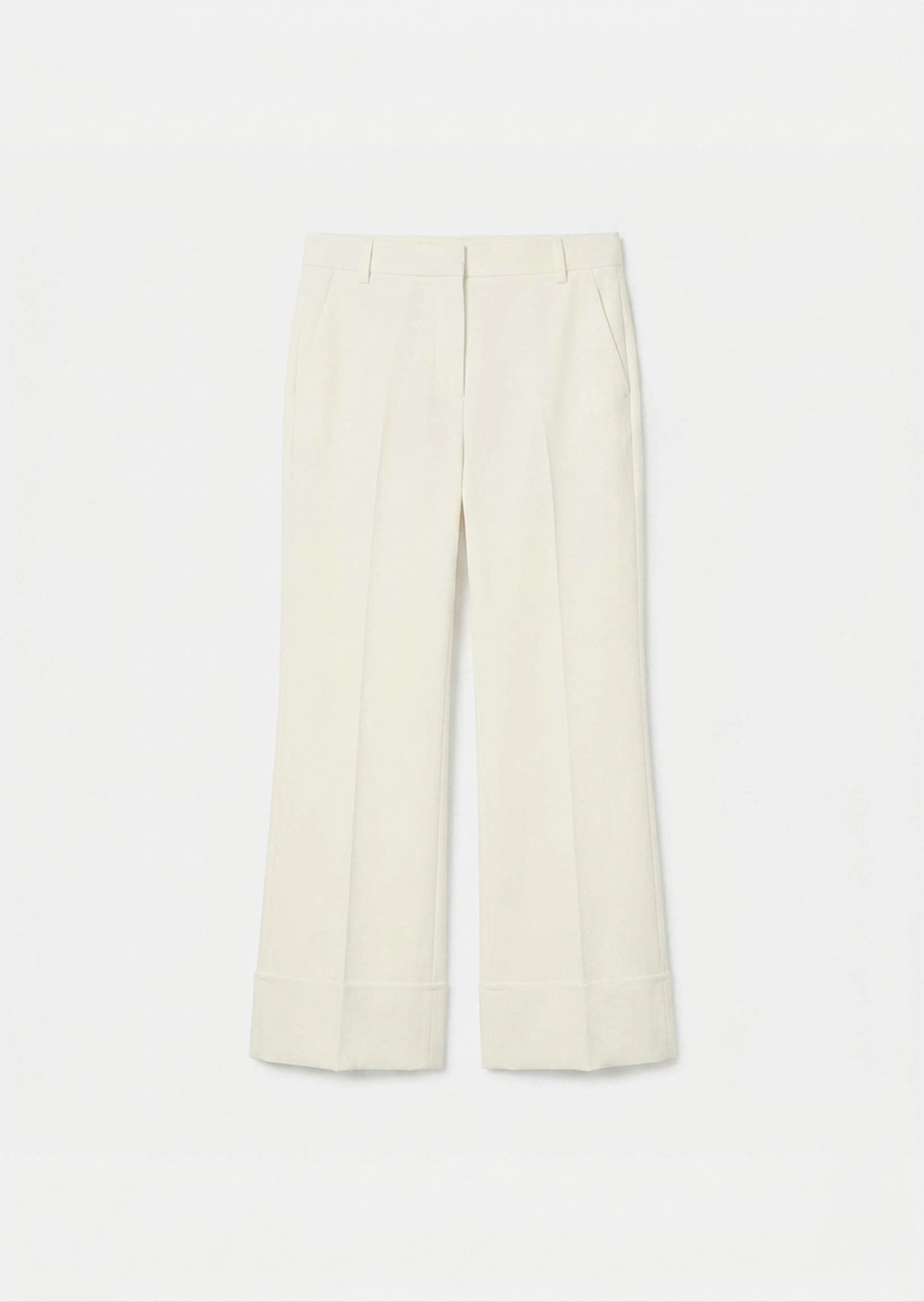 Pierre trousers in ecru powder grain canvas Tara Jarmon