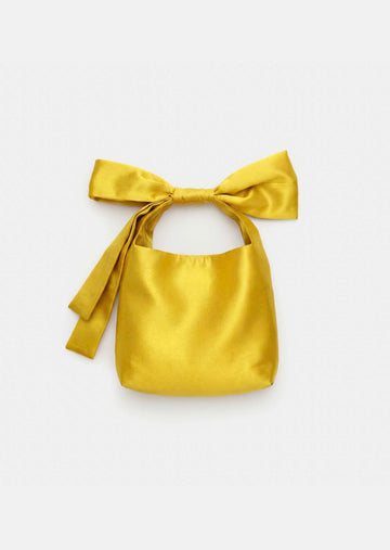 Sally bag yellow duchess satin