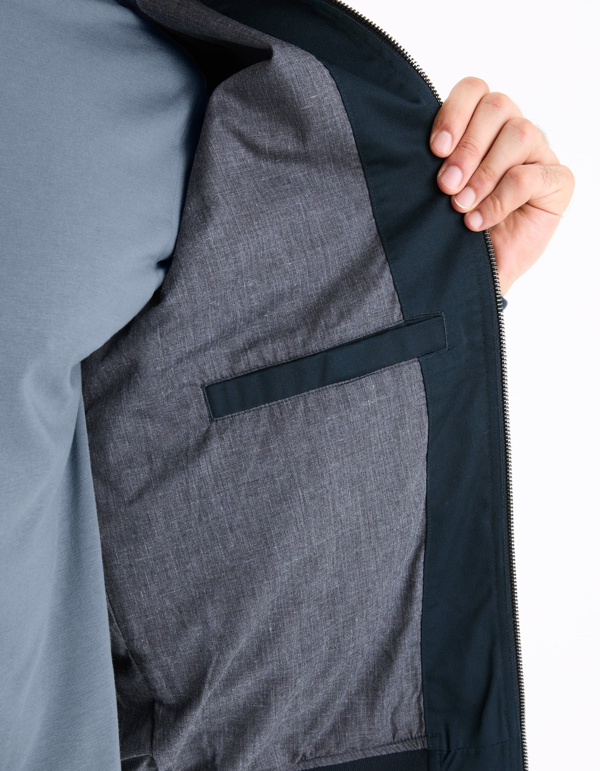 Gucotton Navy Jacket Celio