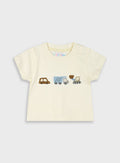 Cream INFANT'S BLOUSE