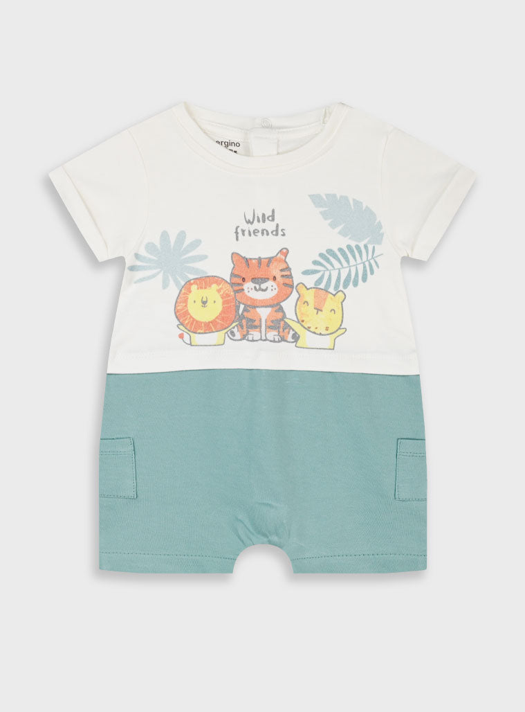 Mint Green INFANT'S ROMPER