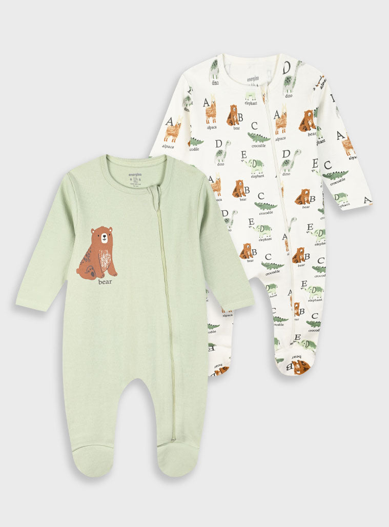 Peanut 2 PCS INFANT'S SET OF ROMPERS