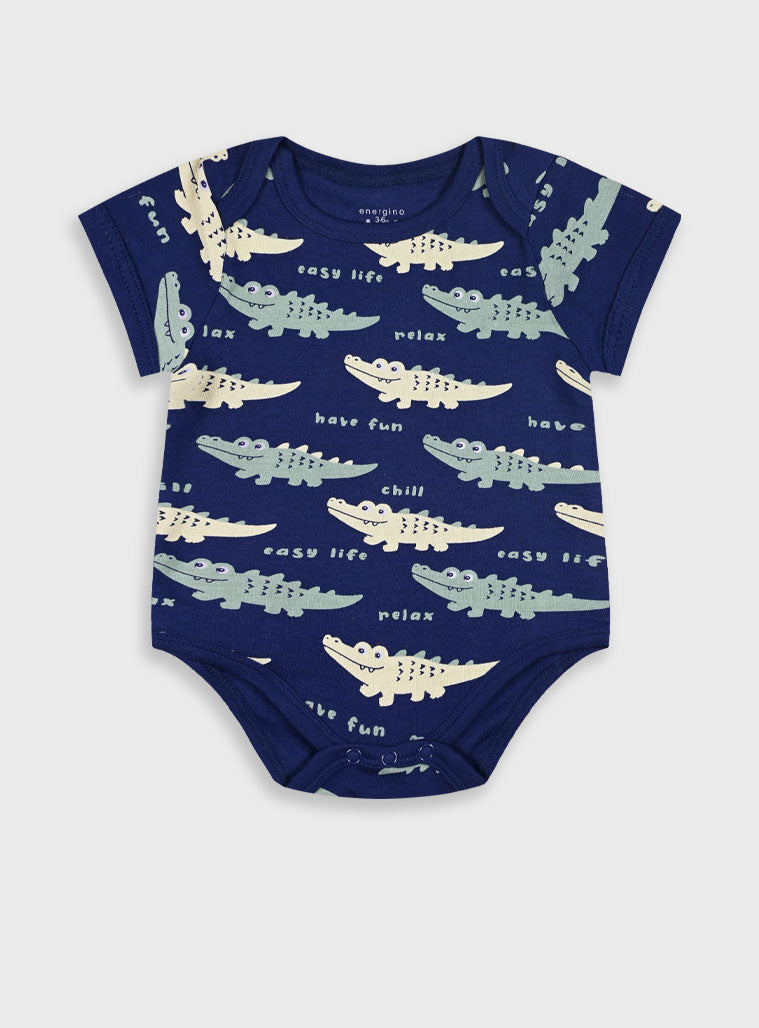 All Over Print 5 PCS INFANT'S SET OF ROMPERS