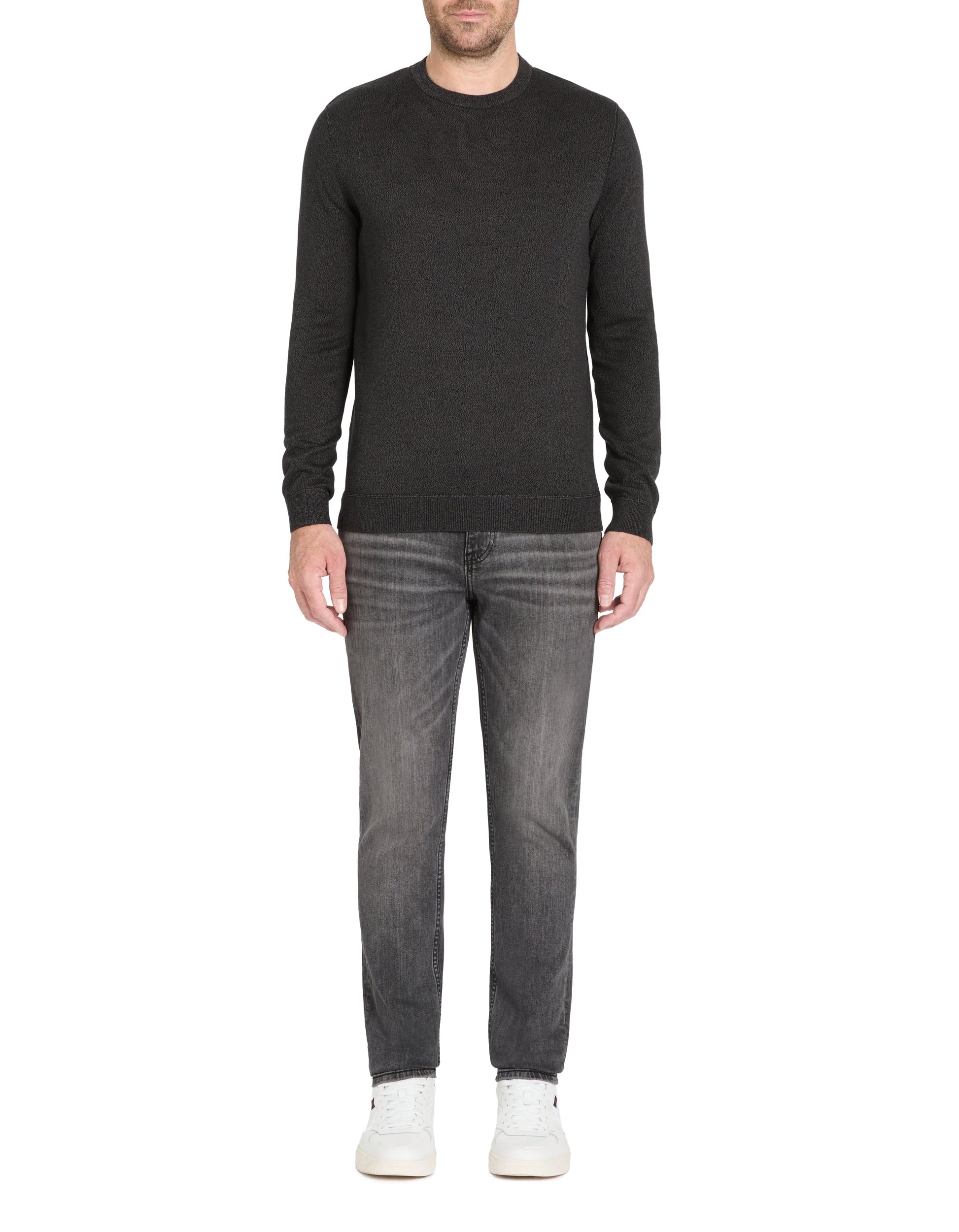 Black Crew Neck Jumper