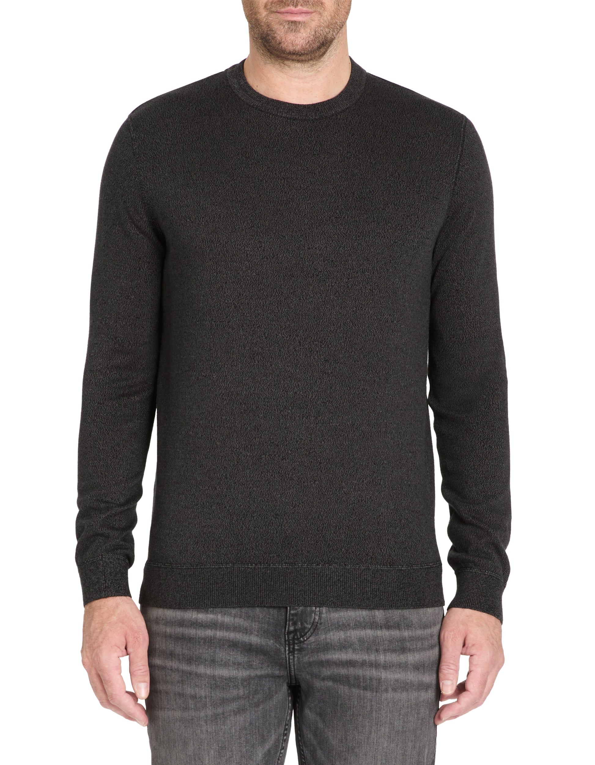 Black Crew Neck Jumper
