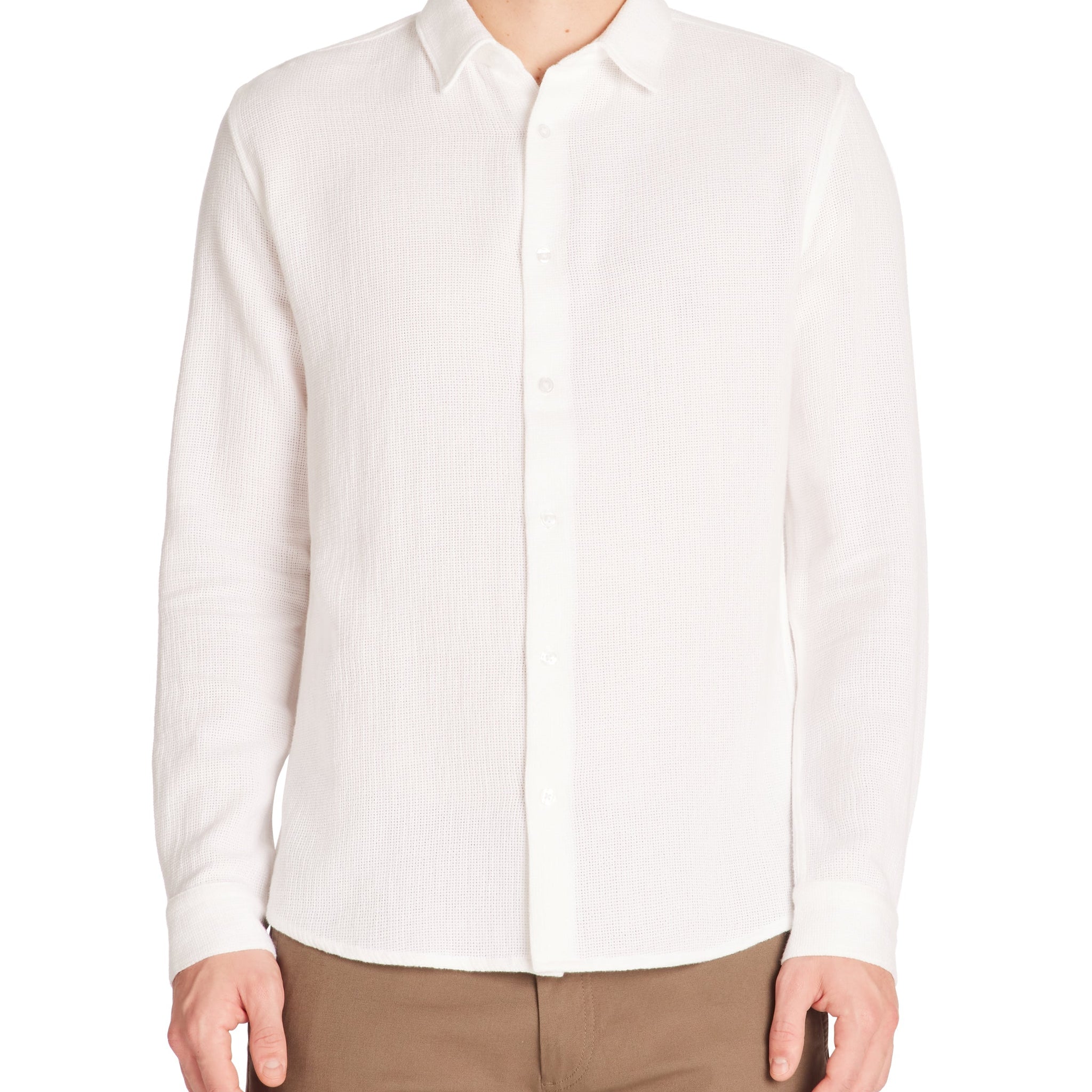 Lachine Optical White Long Sleeves Shirt Celio