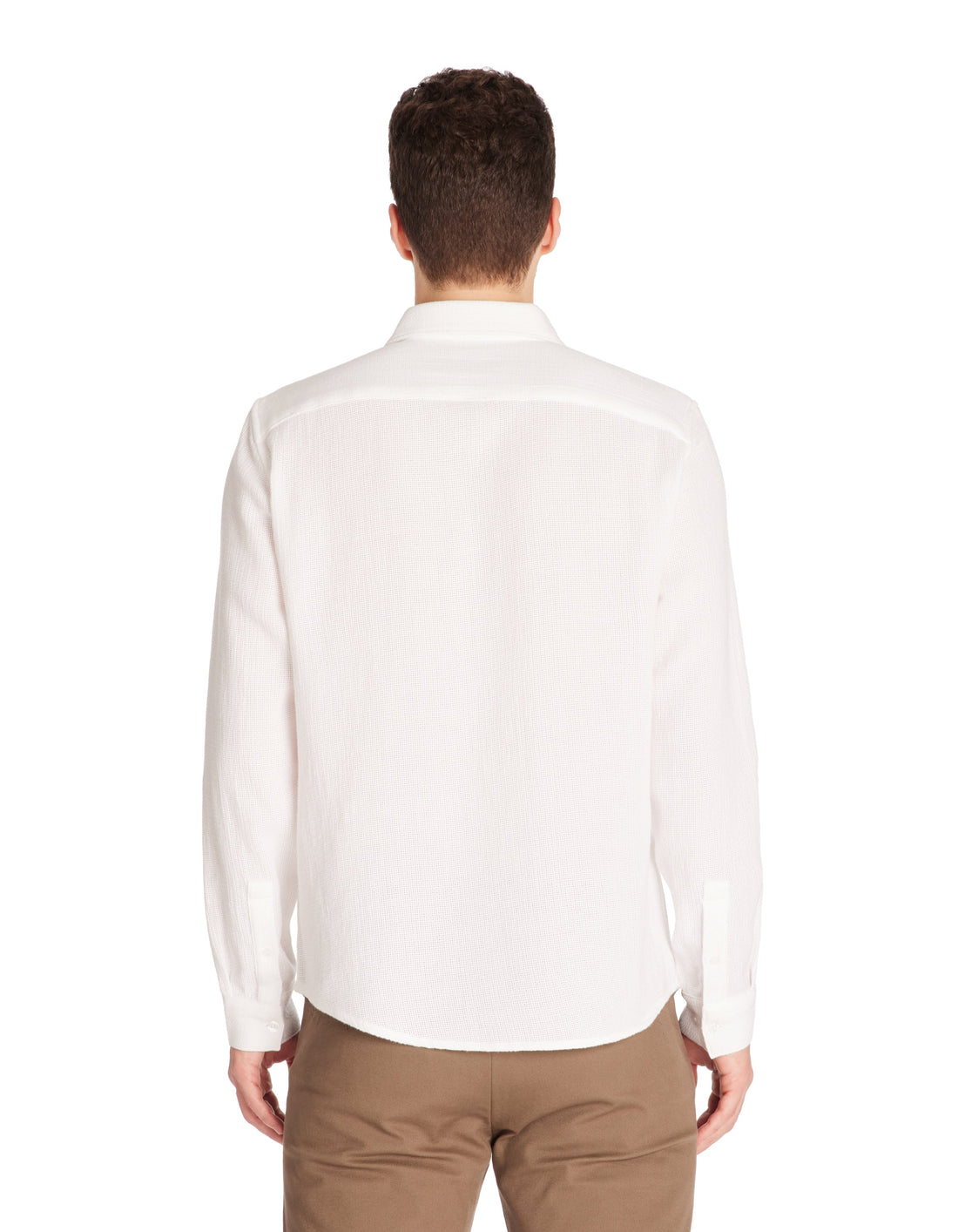 Lachine Optical White Long Sleeves Shirt Celio