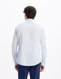 Masantal1 Light Blue 01 Long Sleeves Shirt Celio