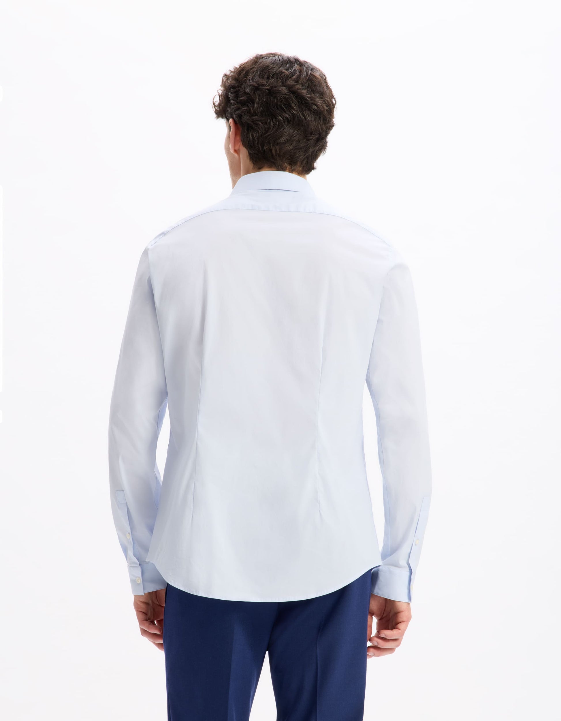 Masantal1 Light Blue 01 Long Sleeves Shirt Celio