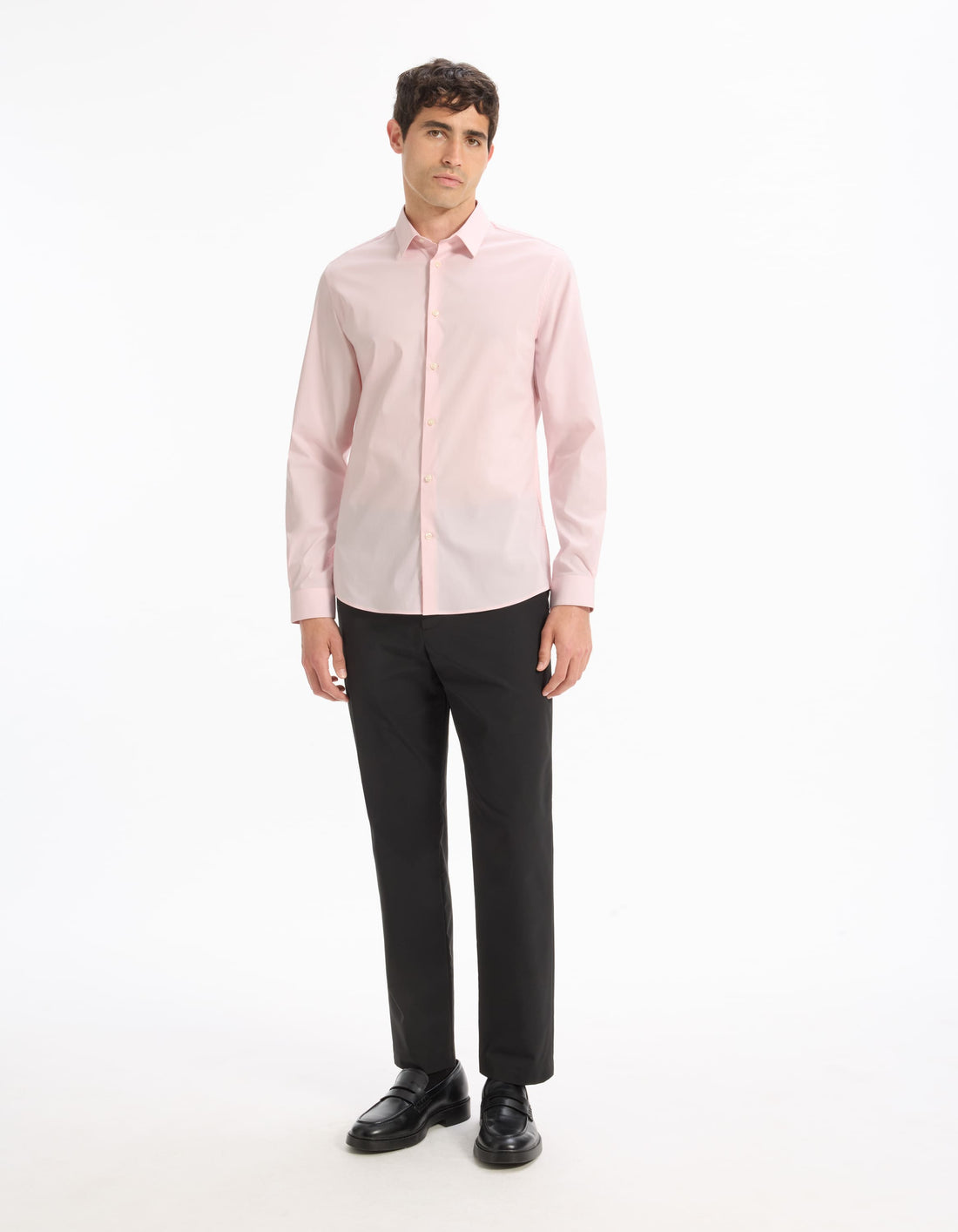 Masantal1 Pink Long Sleeves Shirt Celio