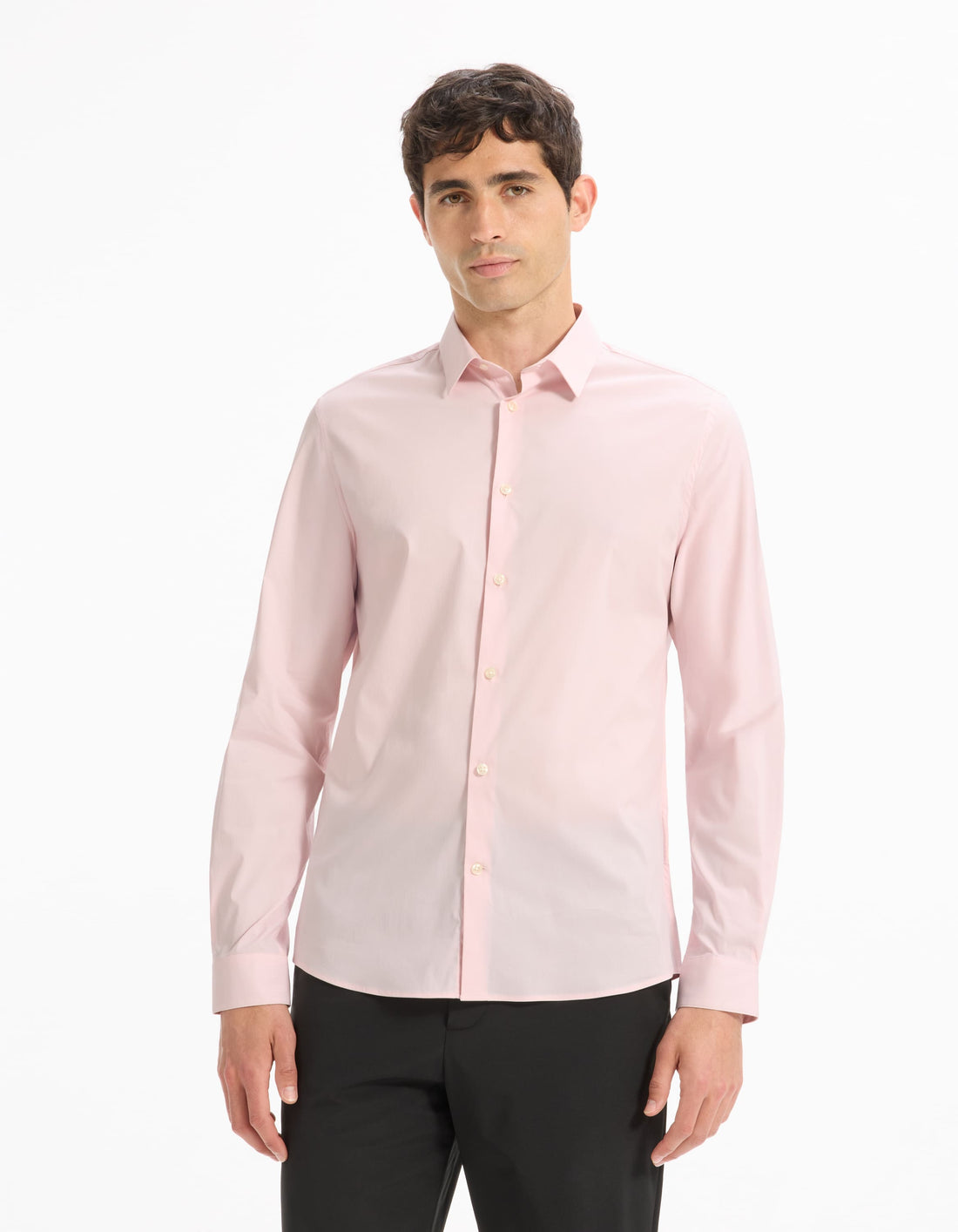 Masantal1 Pink Long Sleeves Shirt Celio