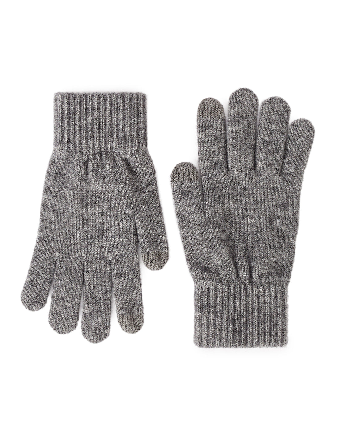 MIGLIGHT HEATHER LIGHT GREY GLOVES Celio