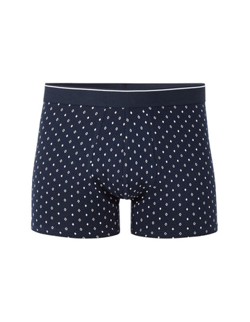 Printed stretch cotton boxer shorts Celio