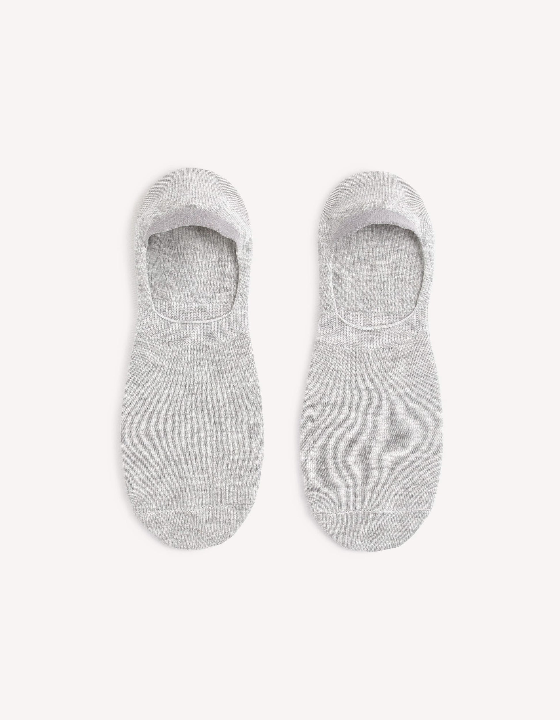 Misible Heather Light Grey Socks Celio