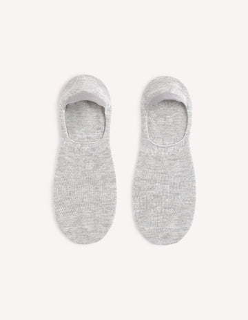Misible Heather Light Grey Socks Celio