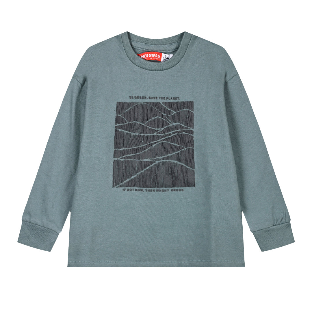 Children's Green Blouse For Boy Energiers