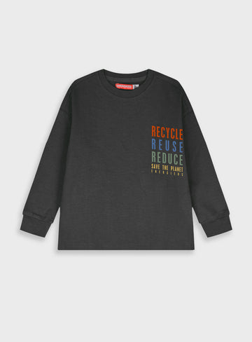 Children's Black Blouse For Boy Energiers