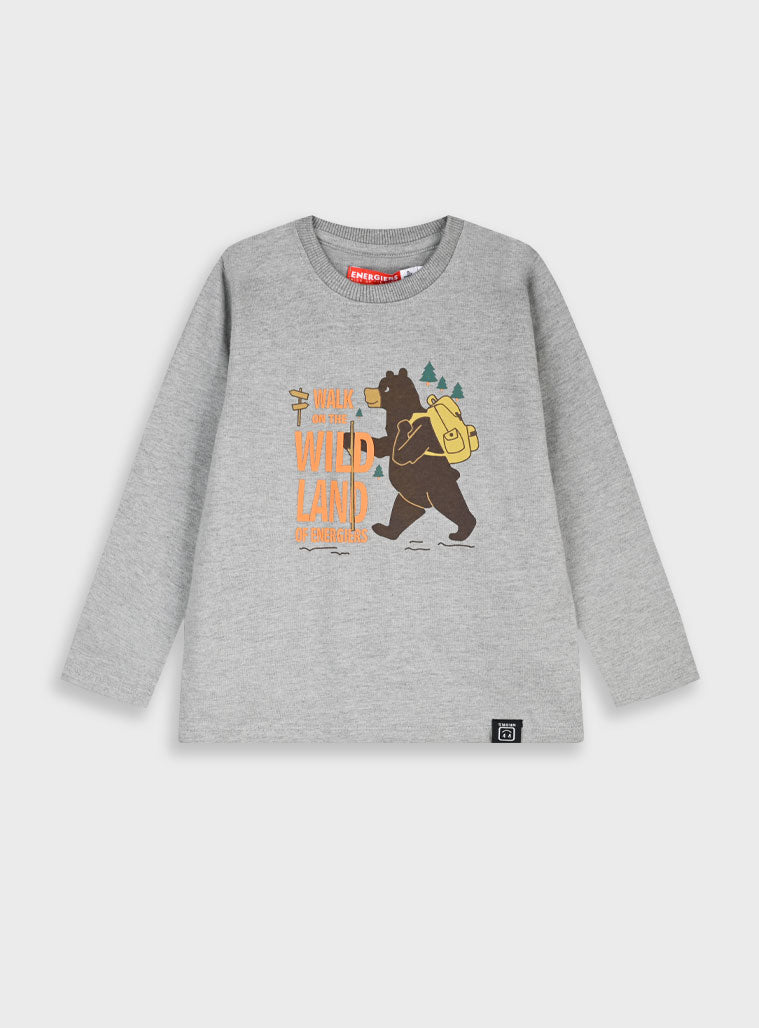 Children's Grey Blouse For Boy Energiers
