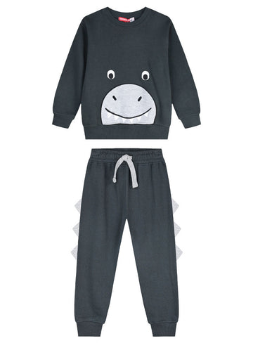 Children's Anthracite Tracksuit For Boy Energiers