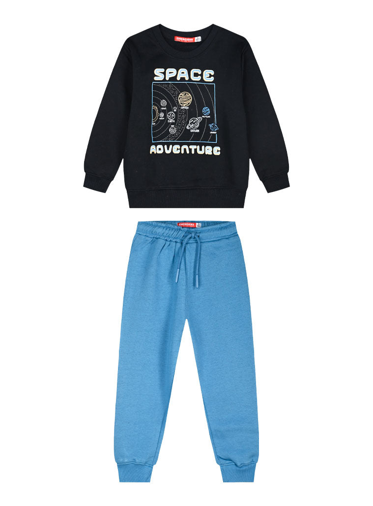 Children's Blue Tracksuit(Blouse,Pants) For Boy Energiers
