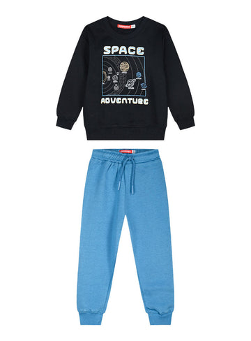 Children's Blue Tracksuit(Blouse,Pants) For Boy Energiers