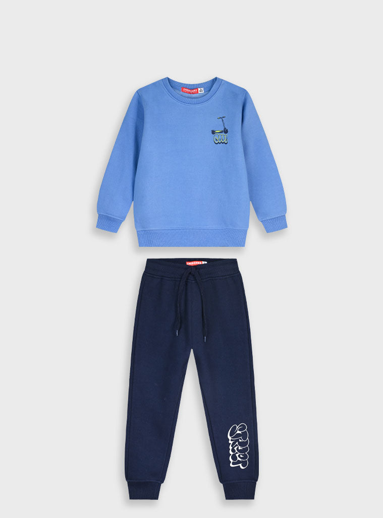 Children's Navy Tracksuit(Blouse,Trousers) Energiers
