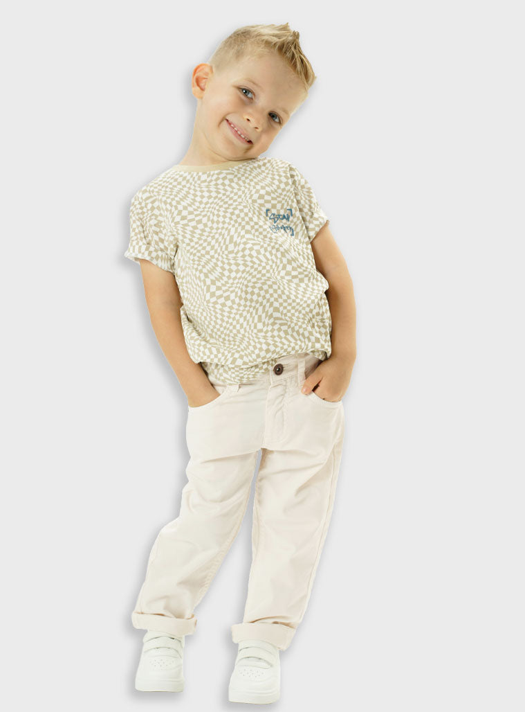 Cream BOY'S TROUSERS