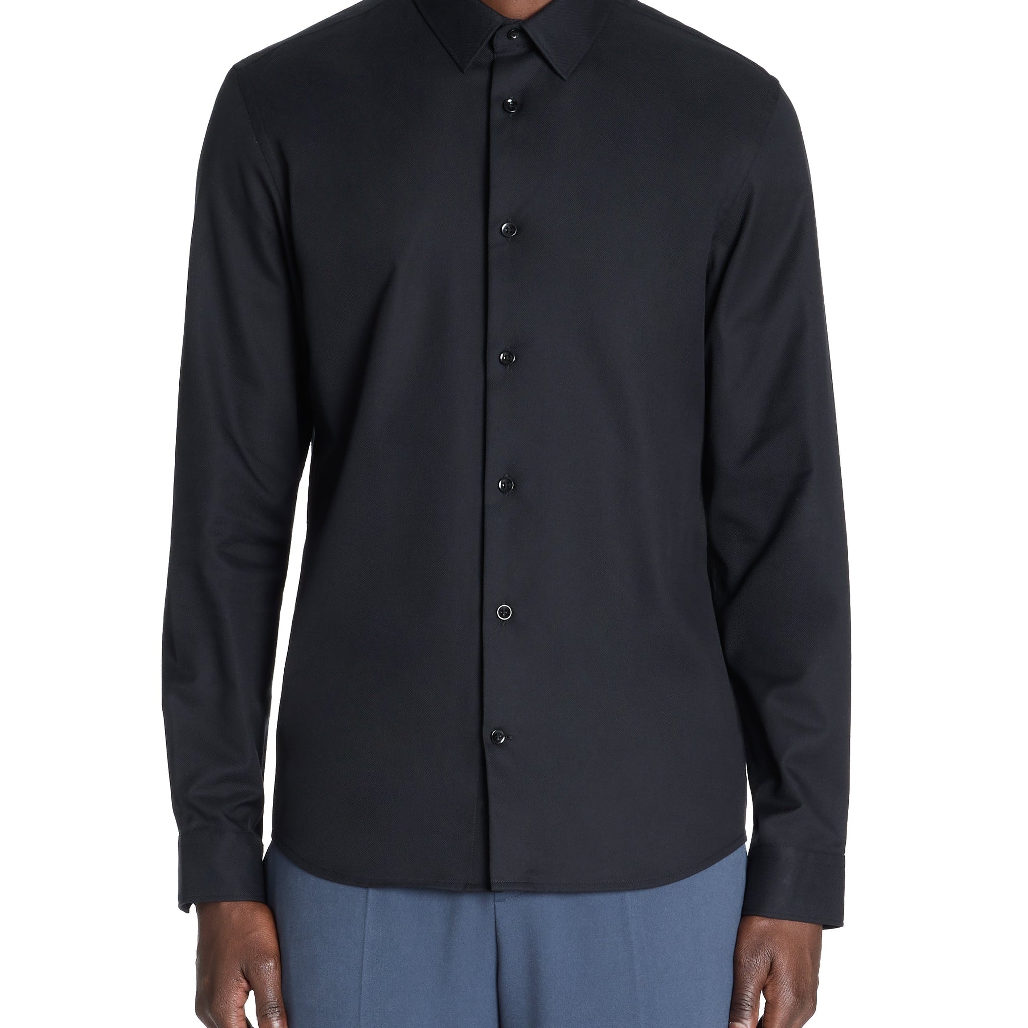 Narox Black Long Sleeves Shirt Celio